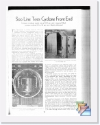 20) Soo Line Tests Cyclone Front End * (4 Slides)